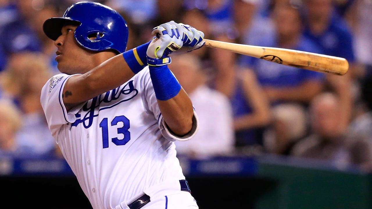 Sweeeeep! Salvy's three-run homer helps Royals beat Indians 9-4